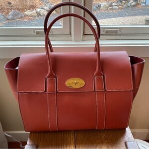 Mulberry Bayswater in Silky Calf (Rust)